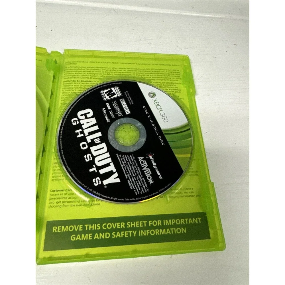 Call of Duty 4: Modern Warfare -- Platinum Hits (Microsoft Xbox 360, 2010) Ghost